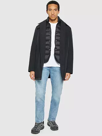 KNOWLEDGE COTTON APPAREL | Trenchcoat | schwarz